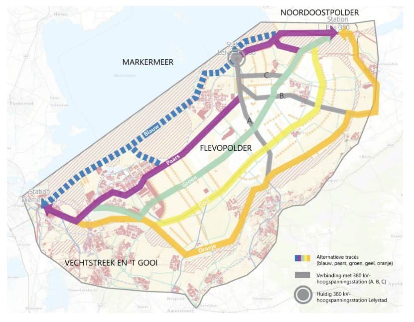 Bron-RVO.nl-Mogelijke-380kV-route-door-Flevoland